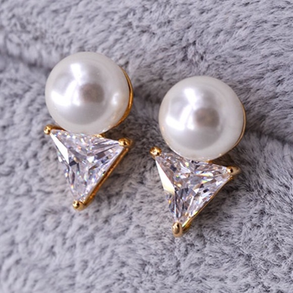kate spade pearl earrings - Picture 2 of 2
